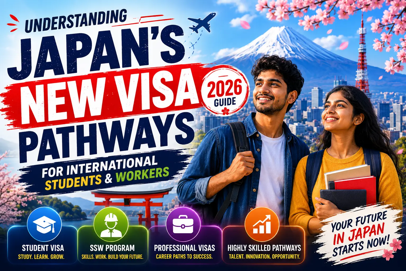 Momiji Academy Blog Article thumbnail for Japan Visa Pathways